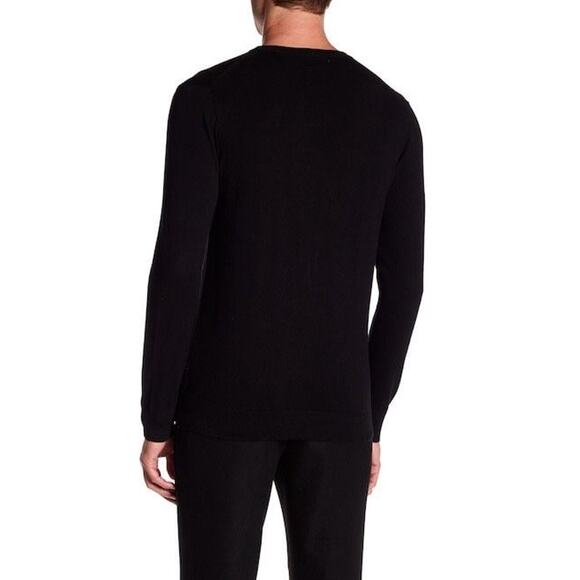 NWT Lindbergh black Cotton Knit W. V-Neck - Picture 8 of 8